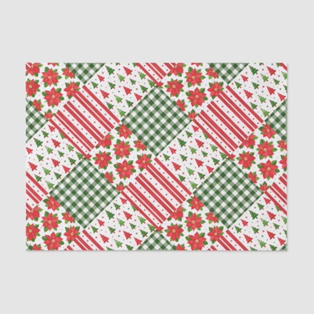 Papel De Seda Christmas Textures (Frente )