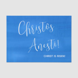 Papel De Seda Christos Anesti! Cristo é Risen!