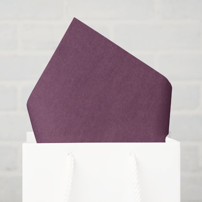 Papel de Seda Chroma Textura - Folhas de Beterraba (Sacola de presentes)