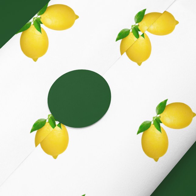 Papel De Seda Chuva de Lembranças Casamento de Limão (Criador carregado)