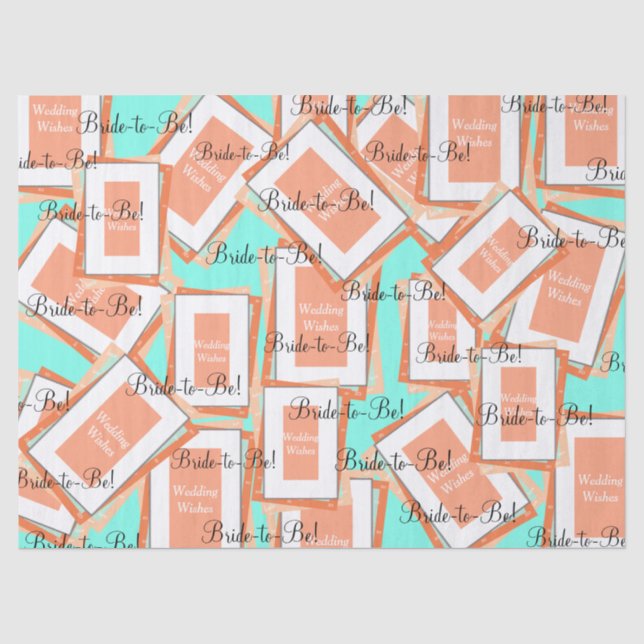 Papel De Seda Chuva de Noiva Cantalupo Azul (Frente )