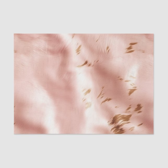 Papel De Seda Chuva de Noiva em Couro Sintético Rosa Blush Ocide (Frente )