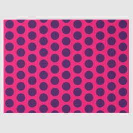Papel De Seda Chuva de Noiva Rosa Quente / Pontos Bolha Roxo Fes