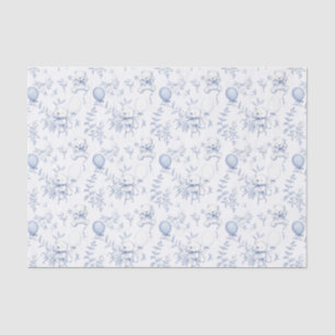 Papel De Seda Chuveiro de Bebê Toile Teddy Bear Chinoiserie