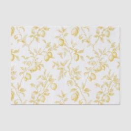 Papel De Seda Chuveiro de Noiva de Limões Amarelos Chic