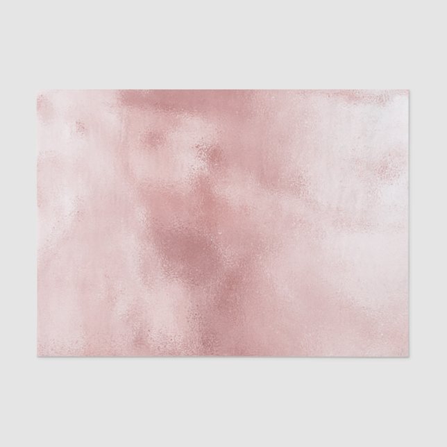 Papel De Seda Chuveiro de Noiva Rosa Bege Glamour Feminino (Frente )