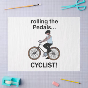 Papel De Seda Ciclista Bicicleta Ciclismo