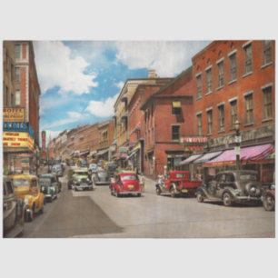 Papel De Seda Cidade - Brattleboro VT - Sem estacionamento na Ru