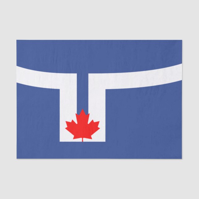 Papel De Seda Cidade de Toronto (Canadá) (Frente )