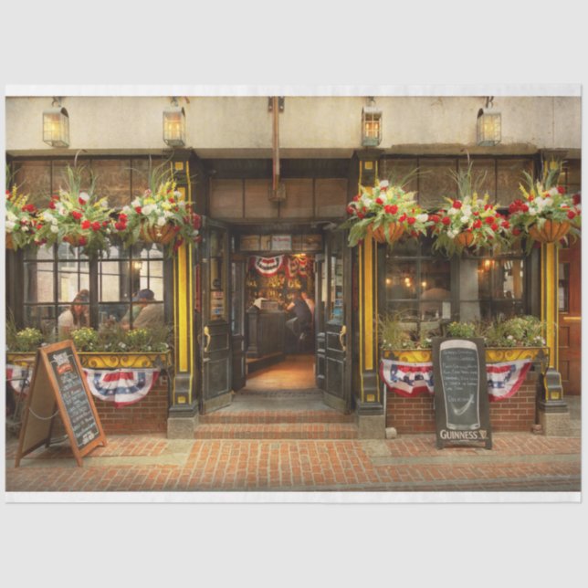 Papel De Seda Cidade - MÃES de Boston - Para viajantes cansados (Frente )