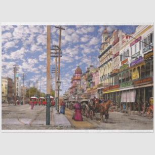 Papel De Seda Cidade - Nova Orleans era Vitoriana 1887