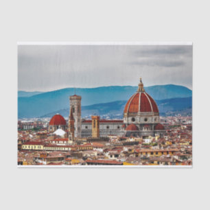 Papel De Seda Cidade velha de Florença, skyline de Italia