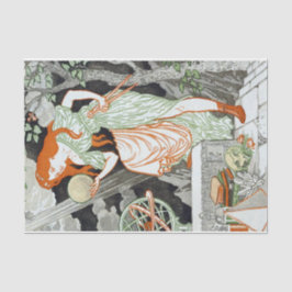 Papel De Seda Cientista feminina (Mulheres na Ciência e Tecnolog