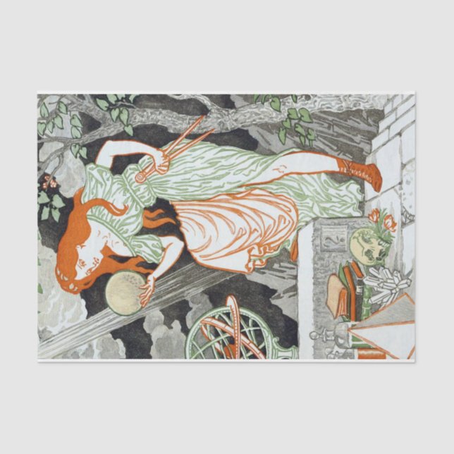 Papel De Seda Cientista feminina (Mulheres na Ciência e Tecnolog (Frente )