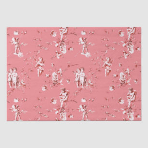 Papel De Seda Cintos De Cupido Cúpidos Cujos Ângulos De Vintagem