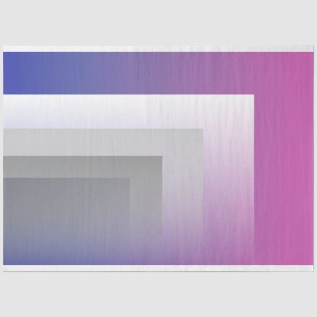 Papel De Seda Cinza azul da Fuchsia (Frente )