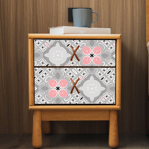 Papel De Seda Cinza Brilhante E Ornamentado Elegante Intrinchado