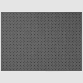 Papel De Seda Cinza Escuro Com Bolinhas Pretas