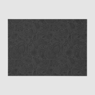 Papel De Seda Cinza legante Damascos Florais preto Fundo 2