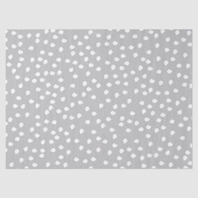 Papel De Seda Cinza mínima e branco (Frente )