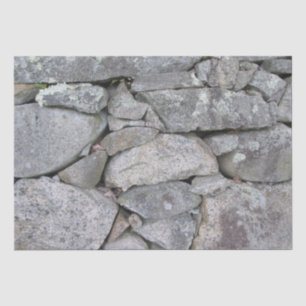 Papel De Seda Cinza Rocha Velho Muro de Pedra