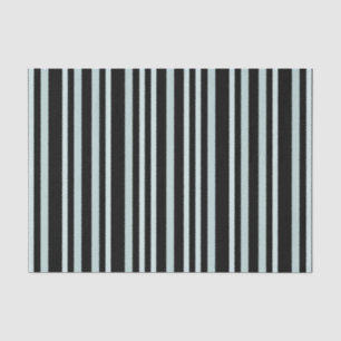 Papel De Seda Cinzas Cinzentas - Faixa Verde Em Preto