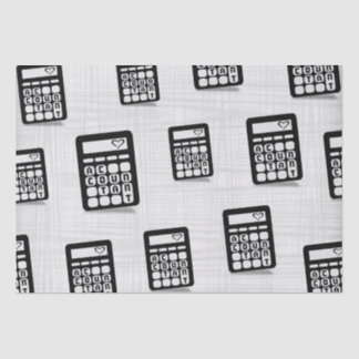 Papel De Seda Cinzas do Coração Contabilista da Calculadora