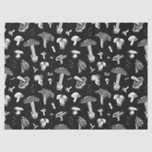 Papel De Seda Cinzas Escuras De Cogumelo Florestal