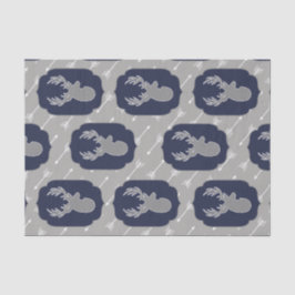 Papel De Seda Cinzas Modernas Russas Deer & White Arrows