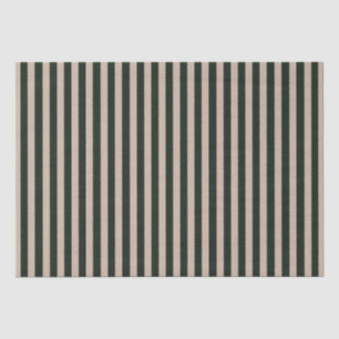 Papel De Seda Cinzas Verdes Escuras Stripes Aniversário