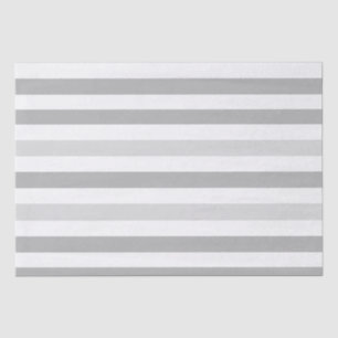 Papel De Seda Cinzas White Stripes