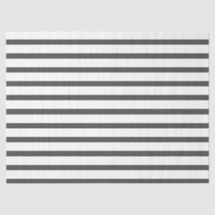 Papel De Seda Cinzas White Stripes