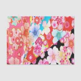 Papel De Seda Cinzento Vermelho Cor-de-rosa Preto Japono