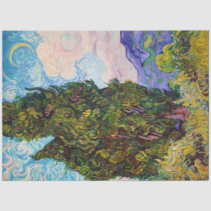 Papel De Seda Ciprestes, Van Gogh