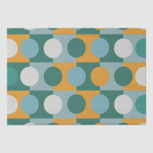 Papel De Seda Círculo Colorido Meio Círculo Geométrico