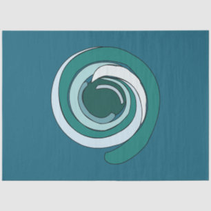 Papel De Seda Círculo Geométrico Moderno