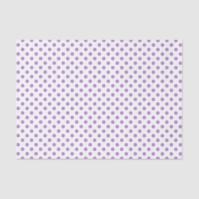 Papel De Seda Círculos de Bolinhas roxas (Frente )