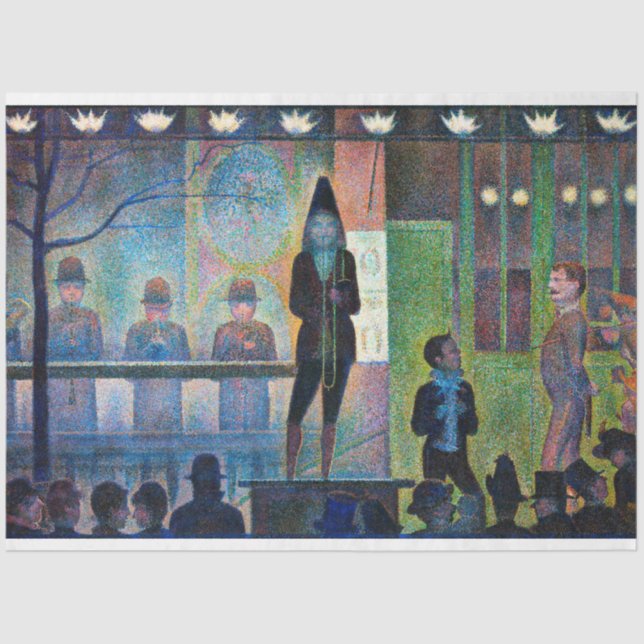 Papel De Seda Circus Sideshow, Seurat (Frente )