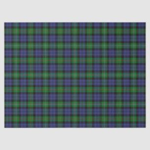 Papel De Seda Clã Campbell do Tartan de Loudoun