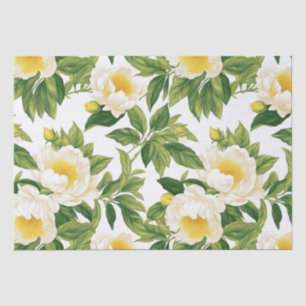 Papel De Seda Claire de Lune, branca e amarela
