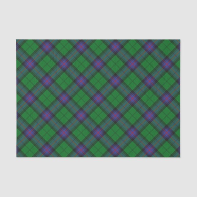 Papel De Seda Clan Armstrong Tartan Tissue Paper (Frente )