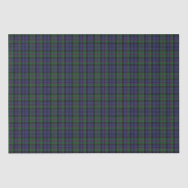Papel De Seda Clan Baird Tartan Xadrez (Frente )