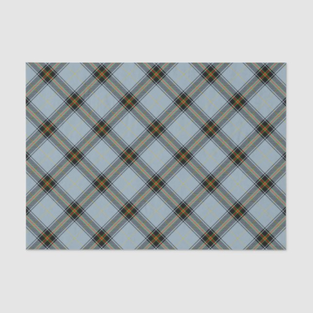 Papel De Seda Clan Bell Tartan (Frente )