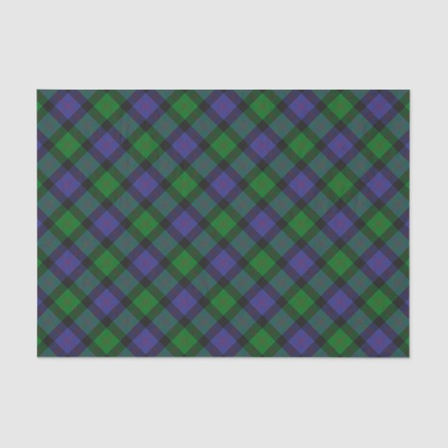 Papel De Seda Clan Blair Tartan Tissue Paper (Frente )