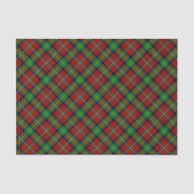 Papel De Seda Clan Boyd Tartan (Frente )