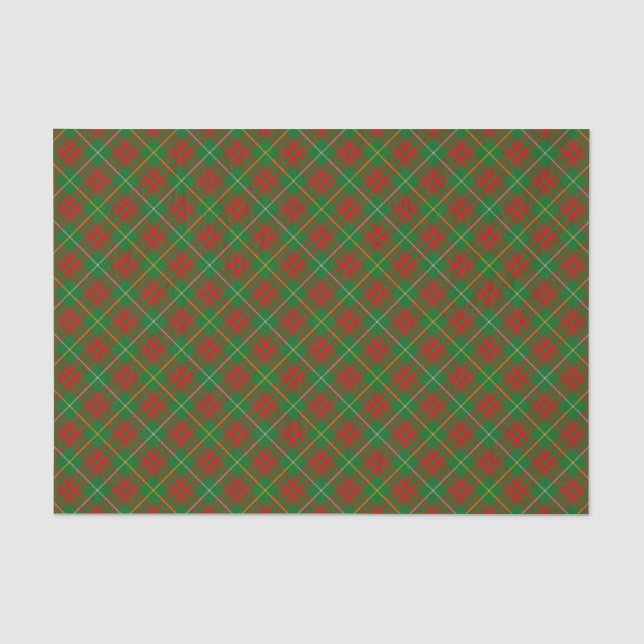 Papel De Seda Clan Bruce Hunting Tartan (Frente )