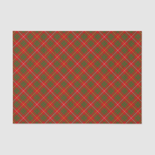Papel De Seda Clan Bruce Tartan (Frente )