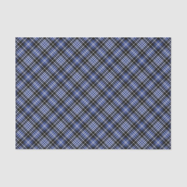 Papel De Seda Clan Clark Tartan (Frente )