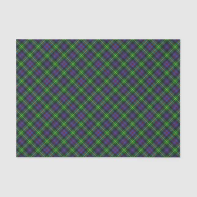 Papel De Seda Clan Farquharson Tartan Tissue Paper (Frente )