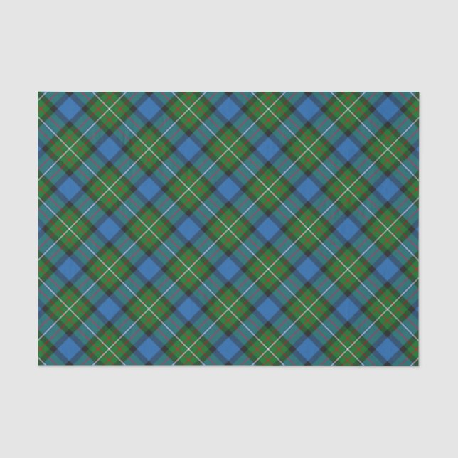 Papel De Seda Clan Ferguson Tartan Tissue Paper (Frente )